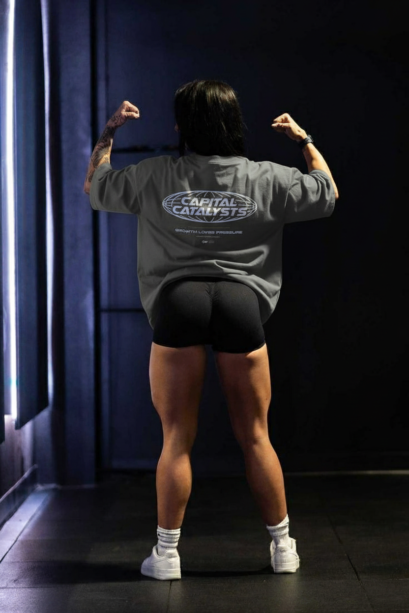 Global State Tee - Graphite Green